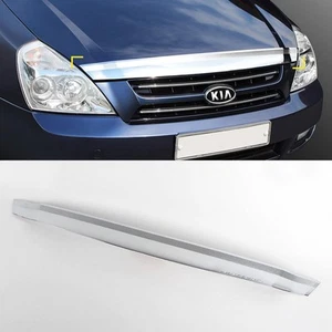 Chrome Front Bonnet Guard Molding Garnish For 2006 2014 Kia Sedona - Picture 1 of 6