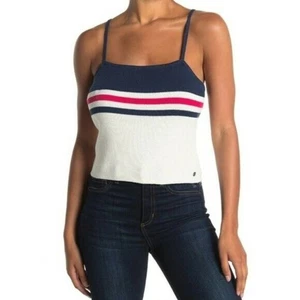 Roxy Tank Top XL Coachella Vibes Striped Cotton Tank New With Tags - Picture 1 of 8
