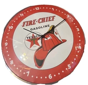 Reloj de pared Fire Chief gasolina 12" - Imagen 1 de 2