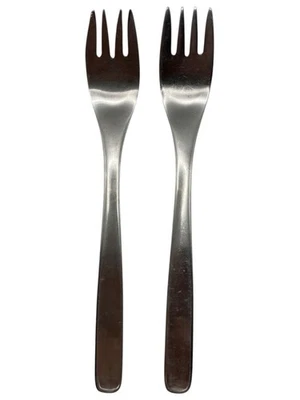 Russel Wright корпус Японии столовые приборы столовые приборы вилки серебро из нержавеющей стали Russell MCM - Изображение 1 из 4