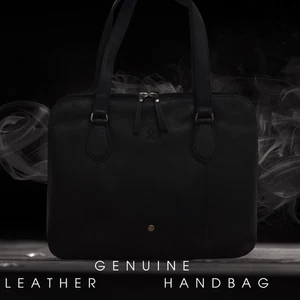 Genuine Leather Handbag: The Ultimate Daily Companion , laptop and documents Bag - Picture 1 of 10