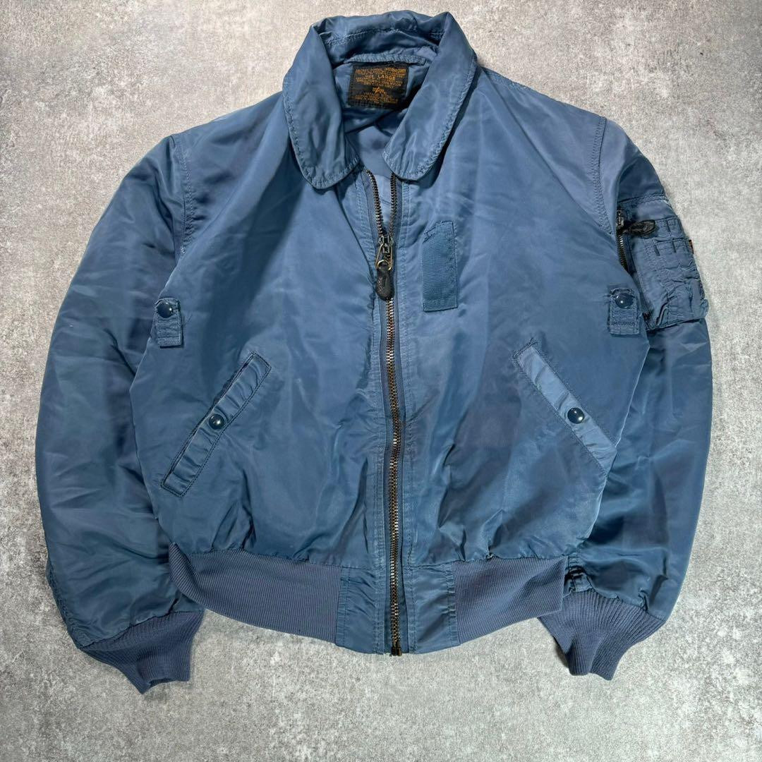 Alpha Industries B-15C Flight Jacket Air Force Blue L Alpha Industries B-15C Flight Jacket Air Force Blue L