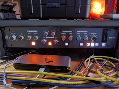 SSL Fusion Stereo Analog Mix Buss Processor in Original Box with Instructions - Image 1 of 3