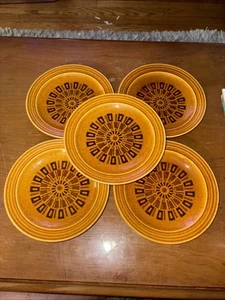 Set of 5 Acapulco, Countrystone, 7.25”Side Plates, Retro Starburst, Made In USA - Picture 1 of 11