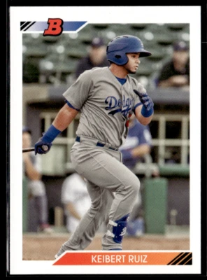 2020 Bowman Heritage #BHP143 Keibert Ruiz Dodgers - Image 1 of 2