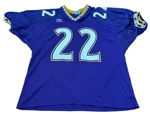 Camiseta de fútbol americano de colección Baltimore Ravens 22 Russell Athletics púrpura NFL XL azteca - Imagen 1 de 8