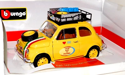 FIAT  500 FROM BARI TO PECHINO BURAGO B11026  1:16 - Image 1 of 4
