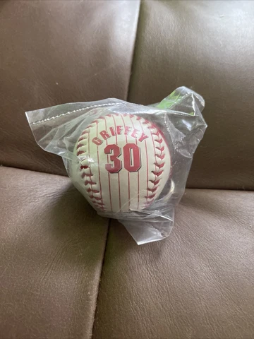 KEN GRIFFEY JR #30 REDS Mini Baseball  Fotoball Keychain Ornament Cover