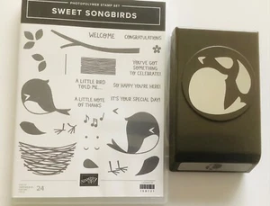 Stampin' Up “Sweet Songbirds” and Matching Punch. Light use only. - Picture 1 of 4