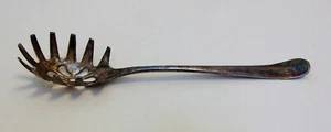 Metal Silverplated? Spaghetti Server 10" Long - Picture 1 of 7