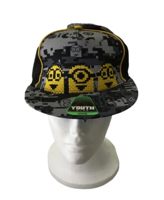 Despicable Me Minions Hat Cap Snap Back Youth Boys Kids Lighted Untested - image 1 of 4