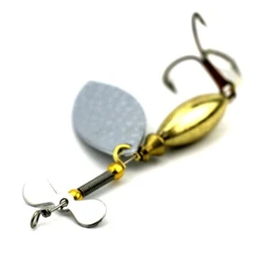 5Pcs 9.8cm 15g Fishing Spinner Spoon Metal Sea Lure Bait Trout Mackerel Cod Bass - Picture 1 of 10