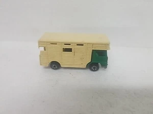 Vintage 1976 Matchbox Lesney Superfast #40 Horse Box Green Opening Door - Picture 1 of 5