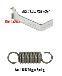 Ghost 3.5 Trigger Connector & Wolff 6lb Trigger Spring For Glock GEN 1-4