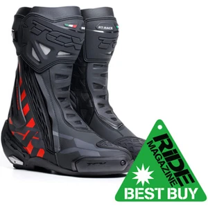 5% de descuento Botas de Motocicleta Deportivas Anti-Torsión TCX RT-RACE Negras/Rojas - Imagen 1 de 12