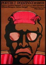 Original Vintage Polish poster "Conversation Piece"; "Portret Rodzinny", 1976