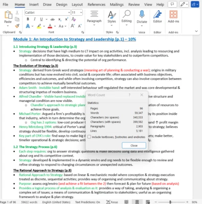 CPA Global Strategy & Leadership 3rd Ed - Notes & Index S1 2024 SOFT COPY - image 1 of 4