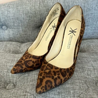 Kardashian Kollection Leopard Heels - Image 1 of 4