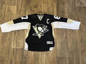 Maglia NHL Reebok -Sidney Crosby Pittsburgh Penguins - Youth taglia S/M - Foto 1 di 15