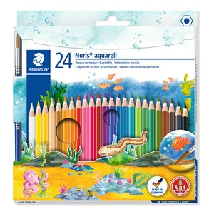 Lápices de acuarela STAEDTLER Noris Club 12 piezas altamente pigmentados mina lápiz de colores - Imagen 1 de 7