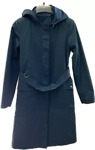 Nuevo con etiquetas Abrigo con capucha azul Aquascutnum London talla S - Imagen 1 de 18