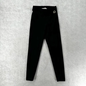 St John Trouser Pants Womens SMALL Black Tapered Stretch Nylon Career Stetch - Picture 1 of 12