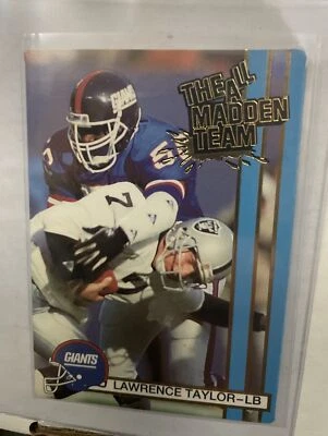 Lawrence Taylor 1990 Action Packed The All Madden Team #12 New York Giants HOF - Image 1 of 4