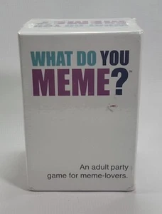 What Do You Meme?Adult Party Game For Meme Lovers Complete Basic Pack NEW/SEALED - Picture 1 of 3