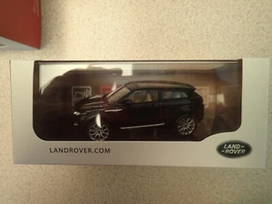 Land Rover Dealer Model 51LRDCA3EVOQB Evoque 3 Door Santorini Black 1:43 Sealed - Picture 1 of 18