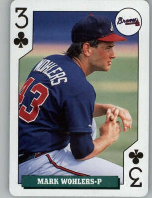 1992 Bicycle Rookies #3-Clubs Mark Wohlers NM-MT Braves  - Image 1 of 2