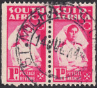 1942-43 Afrique du Sud - SC#91 - Infirmière et Ambulance - Paire - D'occasion -1