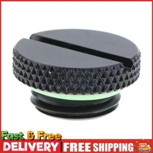 Fiche profil bas filetage noir G1/4 pour réservoir radiateur refroidissement eau PC - Photo 1/8