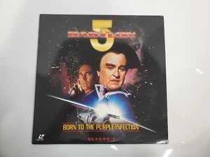 Babylon 5 Season 1 Born To The Purple / Infection Laserdisc - Imagen 1 de 5