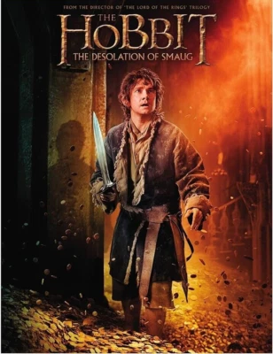 The Hobbit: The Desolation of Smaug DVD ** Disc Only ** WS - G - Image 1 of 3