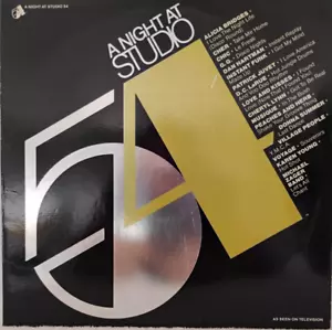 VARIOUS - A NIGHT AT STUDIO 54 -2xLP - 1979 - RARE PROMO - Picture 1 of 8