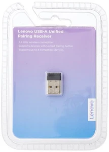 Lenovo USB-A Unified Pairing Receiver Odbiornik USB - Zdjęcie 1 z 3