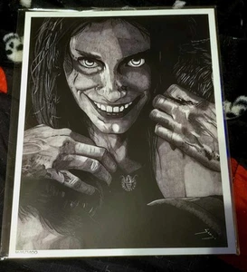Evil Dead Rise art print 8x10 1635/2400 BAM box Horror limited edition Ganya - Picture 1 of 2