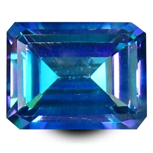 2,82 ct Wertvoller AAA+ Achteckform (9 x 7 mm) Blau Trendiger Solo Topas Stein - Bild 1 von 1