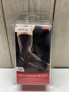 BCG Targeted Compression Arm Sleeves Pair Size Large New - Picture 1 of 4