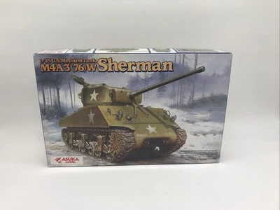 1/35 Asuka/Tasca #35-019 U.S. Medium Tank M4A3 (76) W Sherman WS - Image 1 of 4