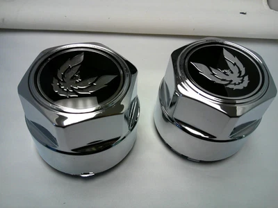 (2) Tapacubos centrales llanta cromada Pontiac Firebird 1984 1992 GM OEM Foto 1 de 4