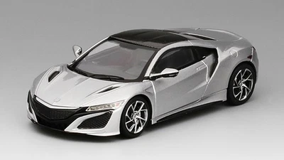 1:43 Truescale Acura Nsx Source Silver Metallic 2017 TSM430128 Modellino - Immagine 1 di 2