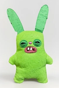 Peluche Fuggler Rabid Rabbit 2018 Ugly Monster Green Bunny Teeth Spin Master - Imagen 1 de 2