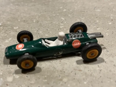 Matchbox Series #19 Зеленый Гоночный Автомобиль Lotus с Оригинальным Водителем и наклейками, Lesney.  - Изображение 1 из 4