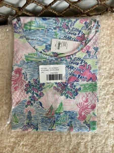 Lilly Pulitzer Kristen Swing Kleid Multi Lilly Loves Marthas Vineyard Large - Bild 1 von 5