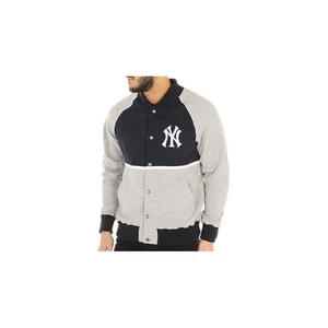 FELPA MAJESTIC 3774 LETTERMAN JACKET NEW YORK YANKEES - Foto 1 di 3