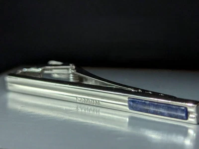 LANVIN Tie Pin Bar lapis lazuli Silver Formal Accessories Simple Fashionable - Image 1 of 4