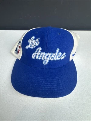 Vintage NEW ERA Los Angeles Laker NBA 59Fifty Fitted Size 7 1/4 Throwback Logos - Image 1 of 4