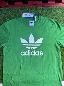 Adidas Originals Trefoil T-Shirt Men’s Tee Green IR8012 Sizes M-2XL - Picture 1 of 3