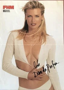 Daniela Peštová Czech model autograph signed 8"x12" magazine picture - Picture 1 of 1